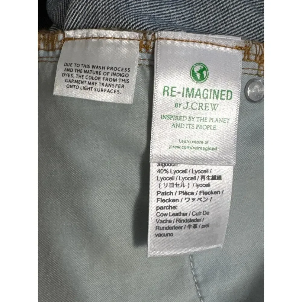 NWT J. Crew Women's Slouchy Boyfriend‎ Jeans in Paulette Wash BD370 Size 25
